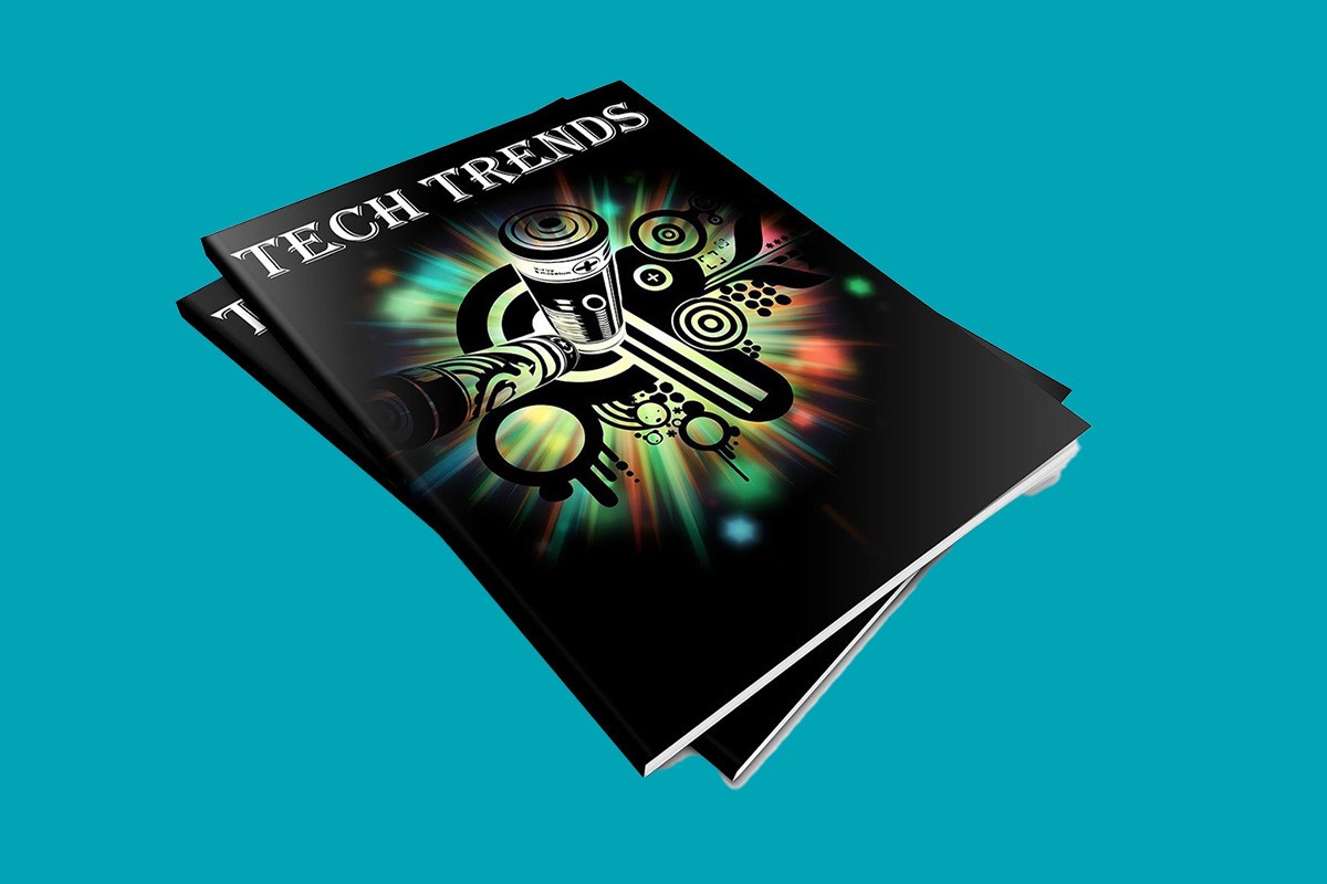 Magazine cover titled tech trends.jpeg
